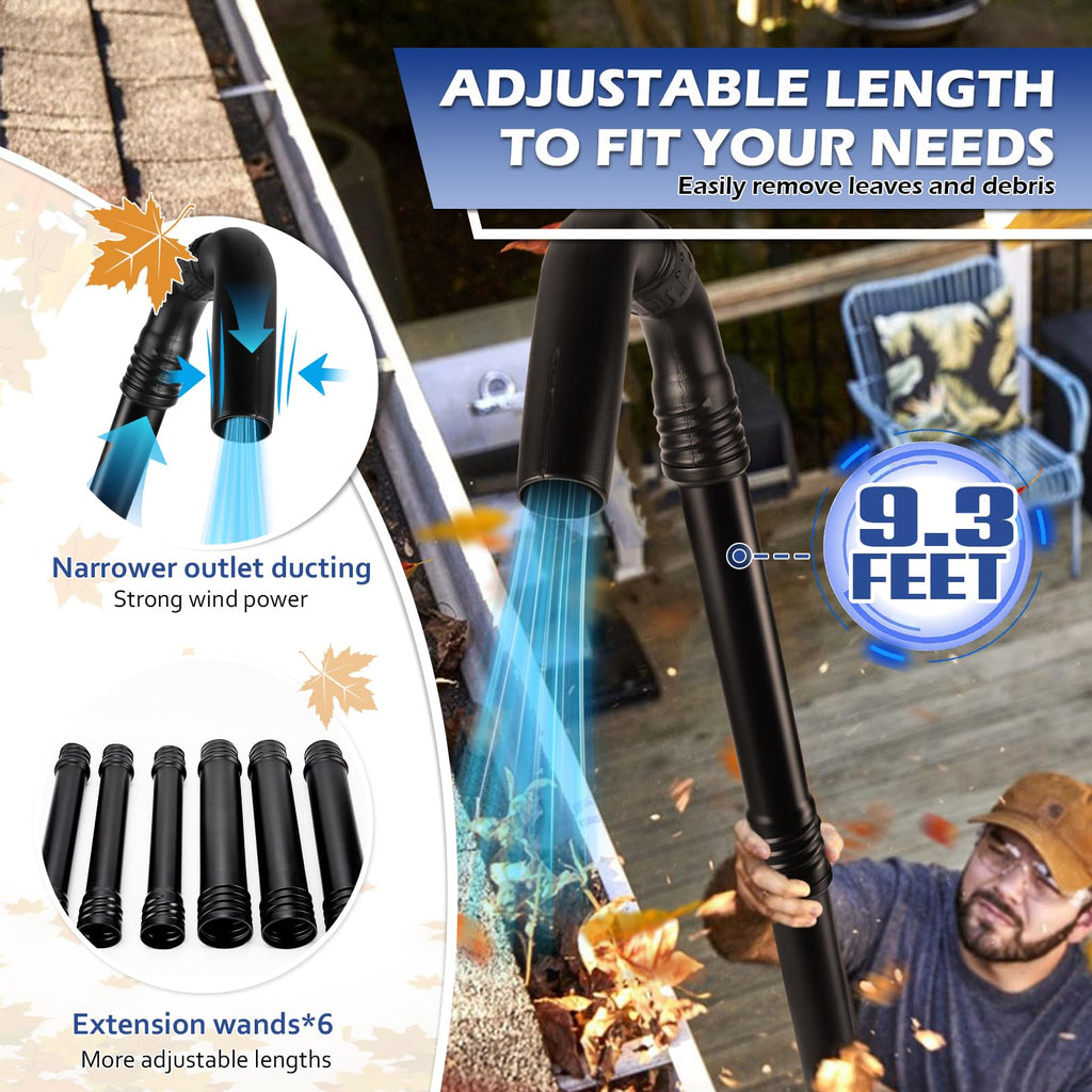 Universal Gutter Cleaning Tools for Leaf Blowers D58183