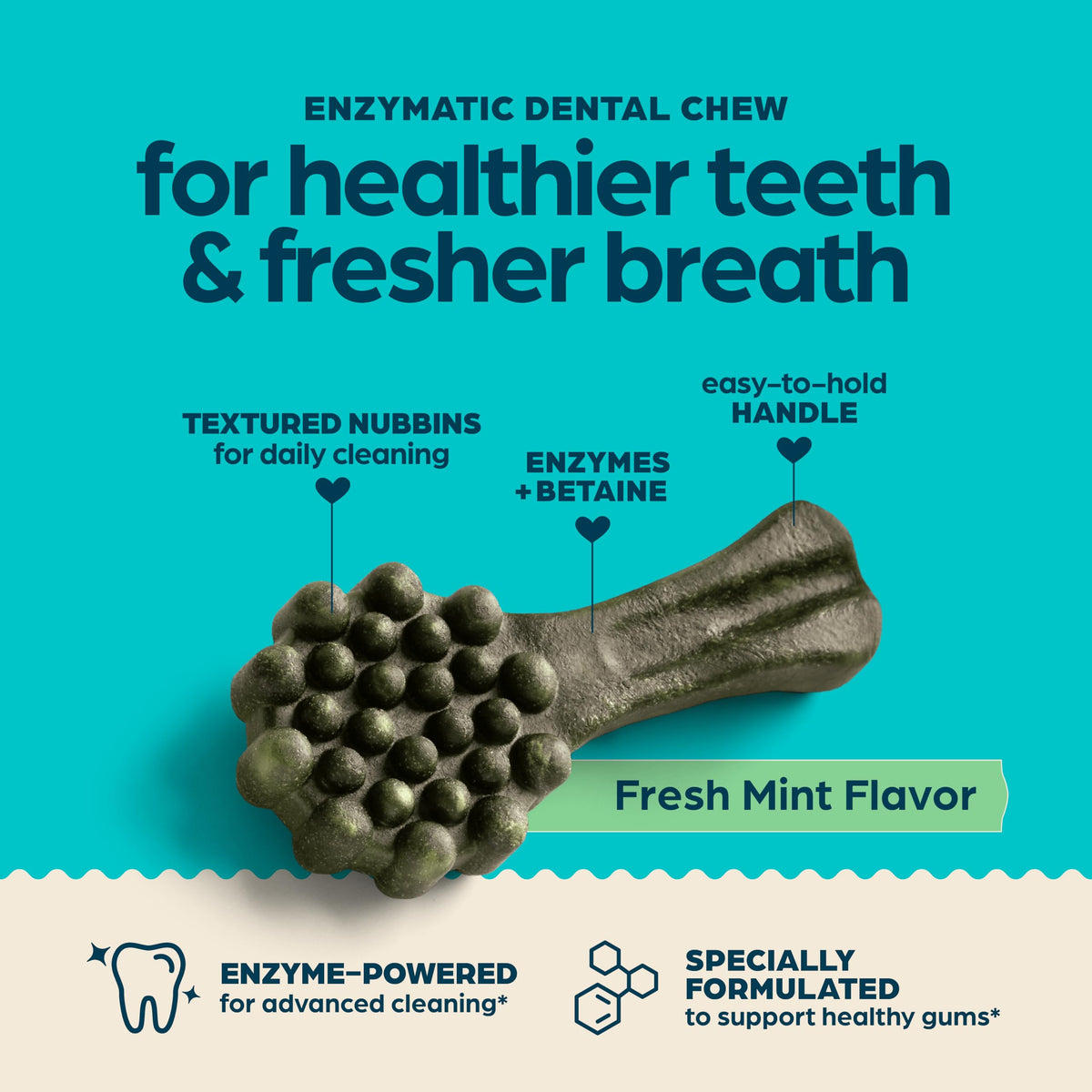 Fresh Mint Flavor Dental Chews, 13 Count X9708