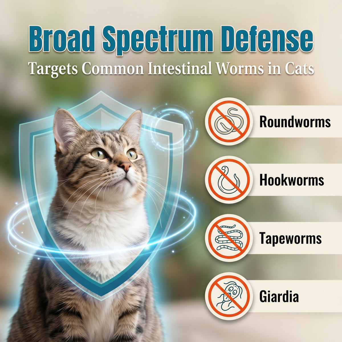 Dewormer Chewables for Cats and Kittens, 25 Chews Q886