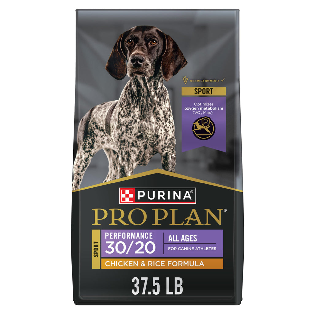 High Protein Dry Dog Food, Chicken, 37.5 lb Bag J6611