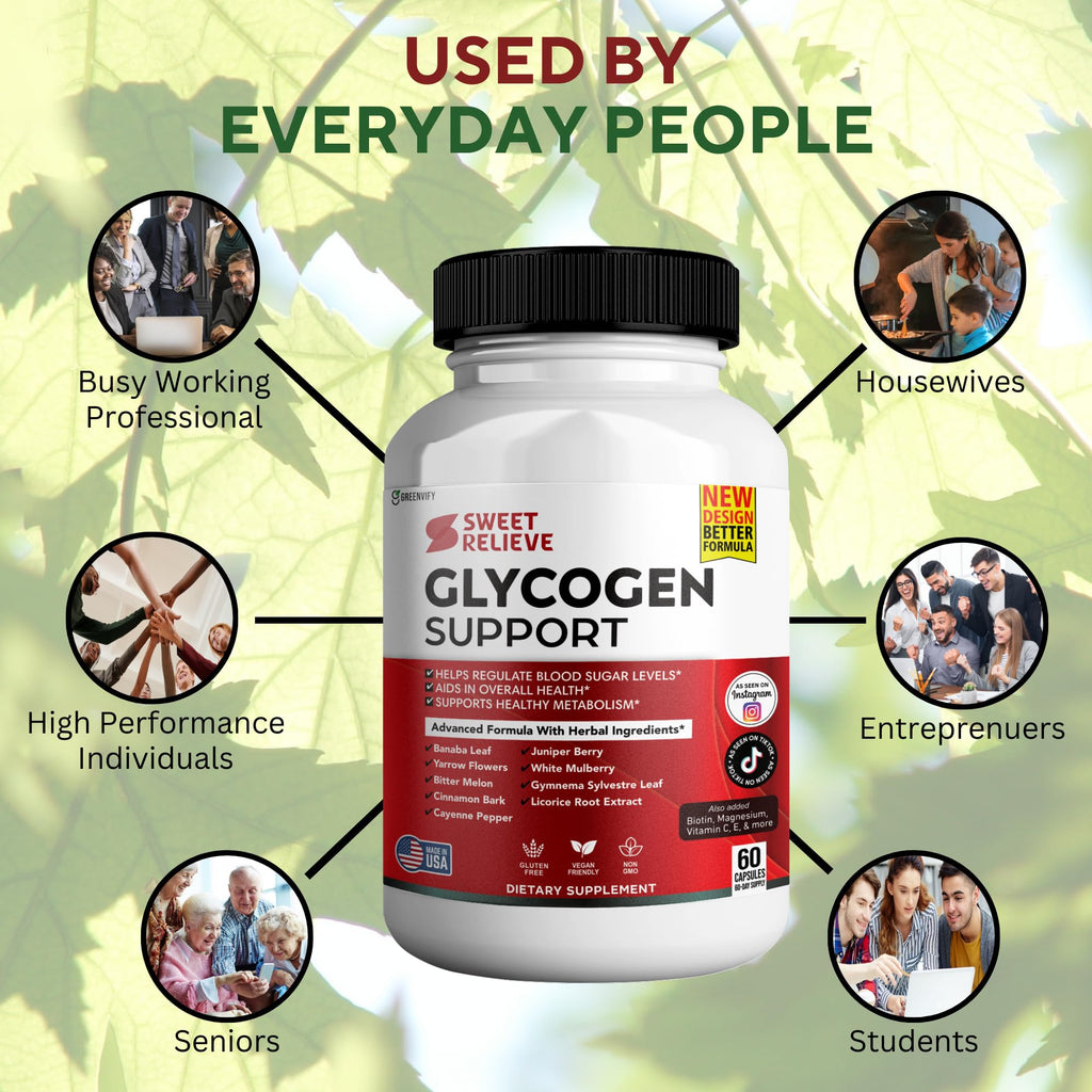 60 Capsules Glycogen Support U9452