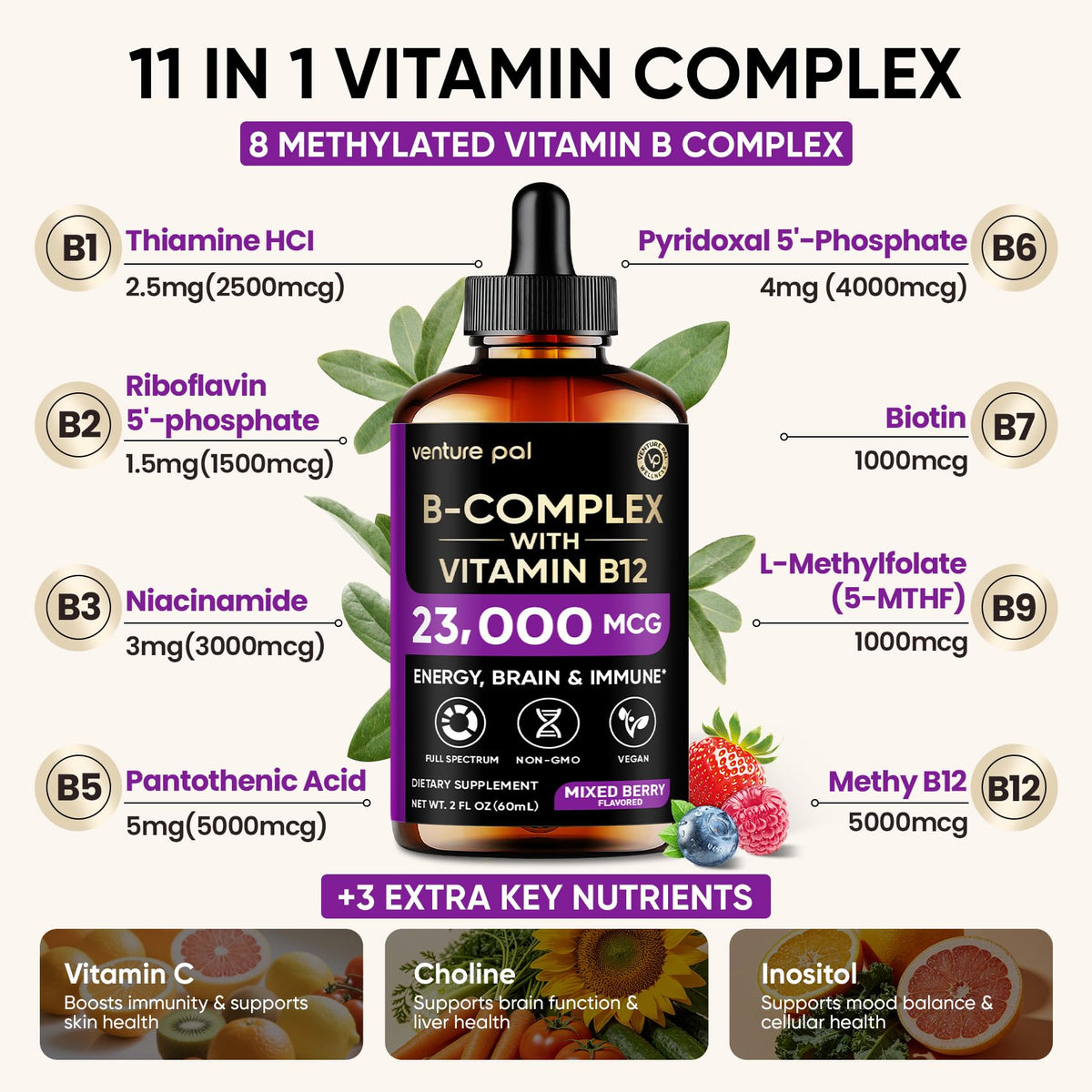 Vitamin B Complex 23000mcg O92282
