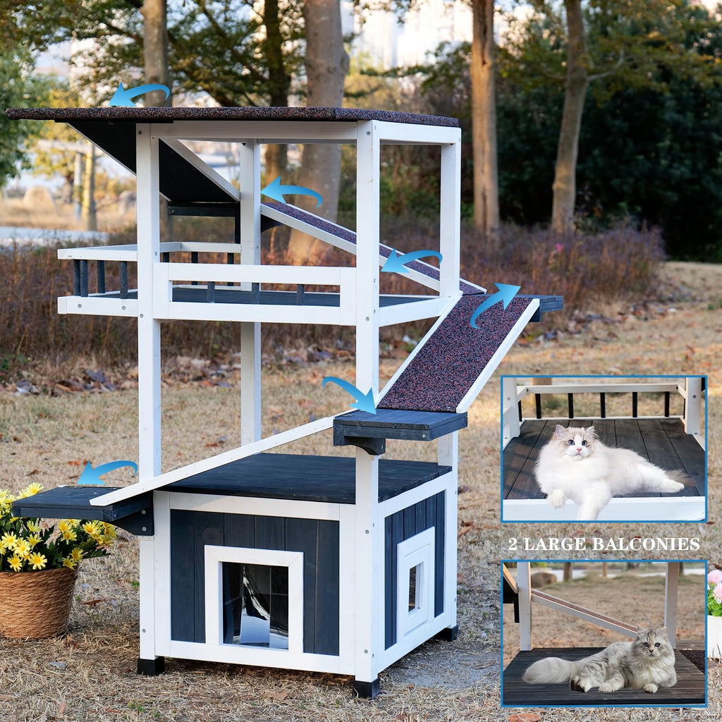 4-Tier Outdoor Cat Tree F239