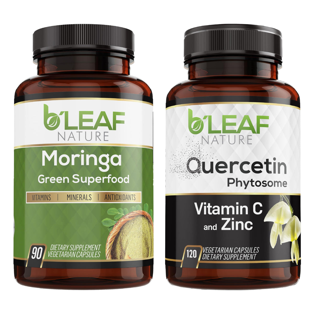 Moringa and Quercetin 1000mg Vegan Capsules S133