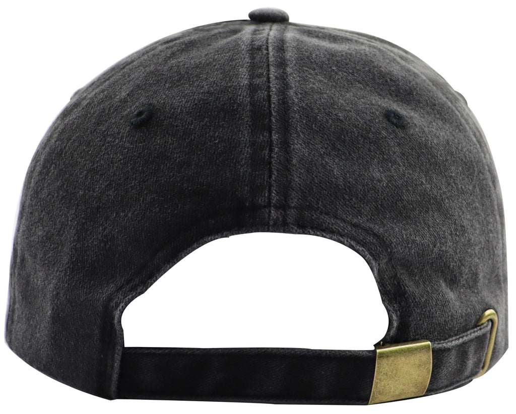 Vintage Adjustable Leather Patch Baseball Cap C42468