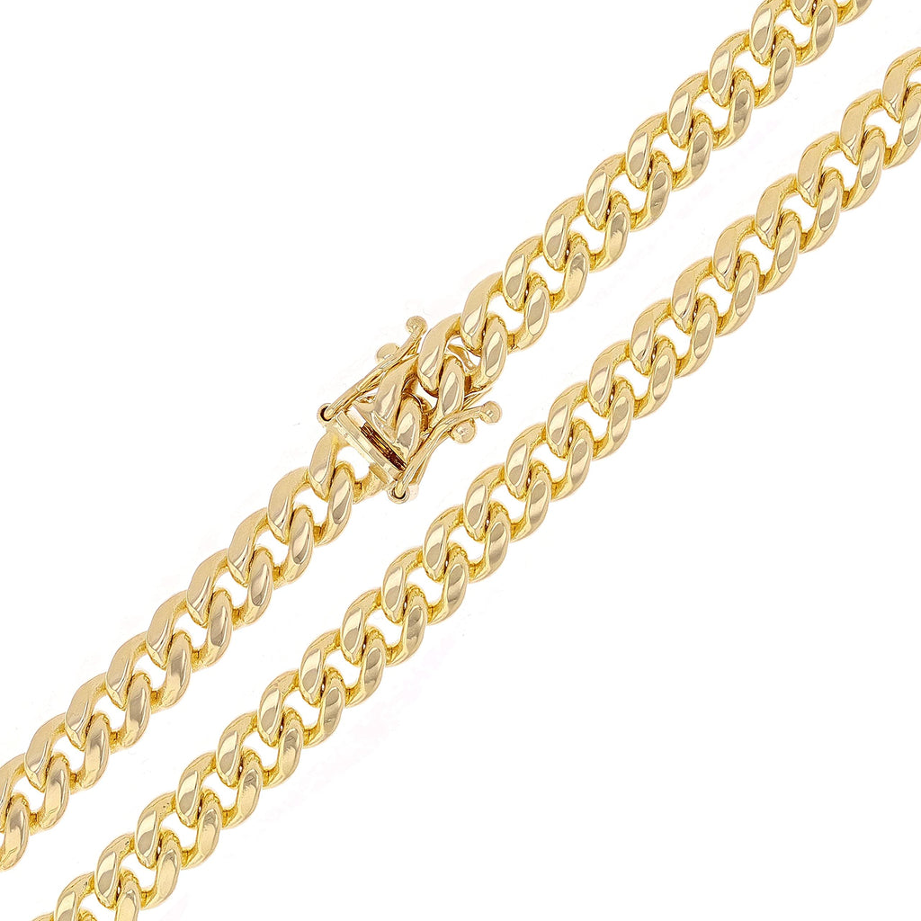 14k Yellow Gold Cuban Curb Link Chain Y28400