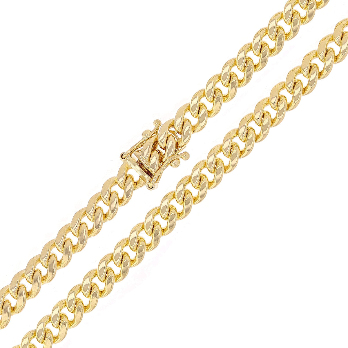 14k Yellow Gold Cuban Curb Link Chain Y28400
