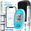 Wireless Glucose Monitor Kit, 100-Strip Blood Sugar Testing Kit Q874