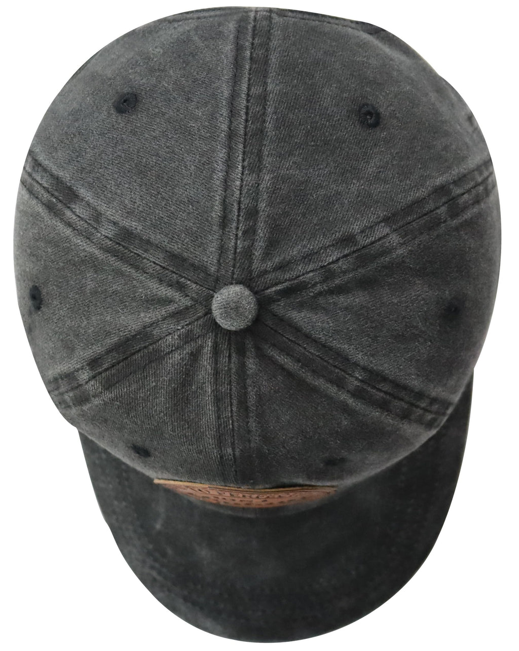 Vintage Adjustable Leather Patch Baseball Cap C42468
