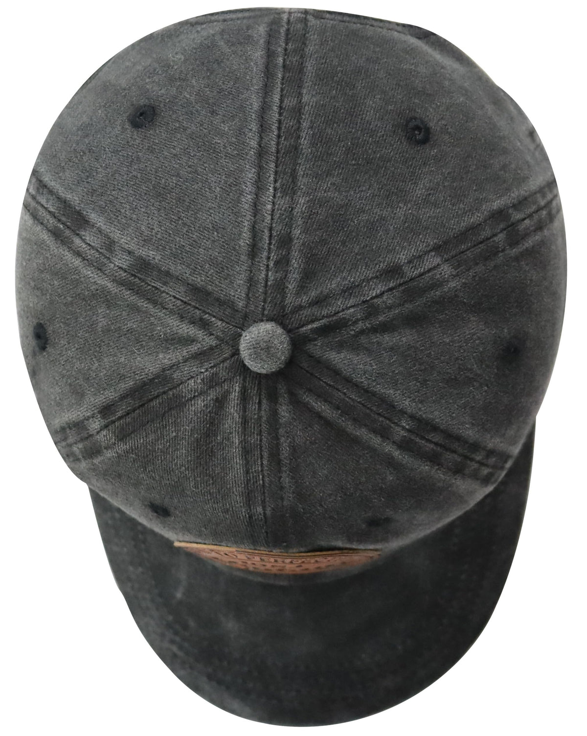 Vintage Adjustable Leather Patch Baseball Cap C42468