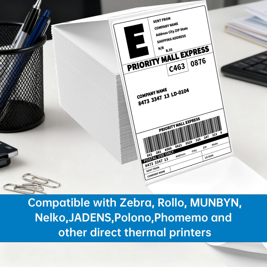 4x6 Thermal Labels 100/Stack P990