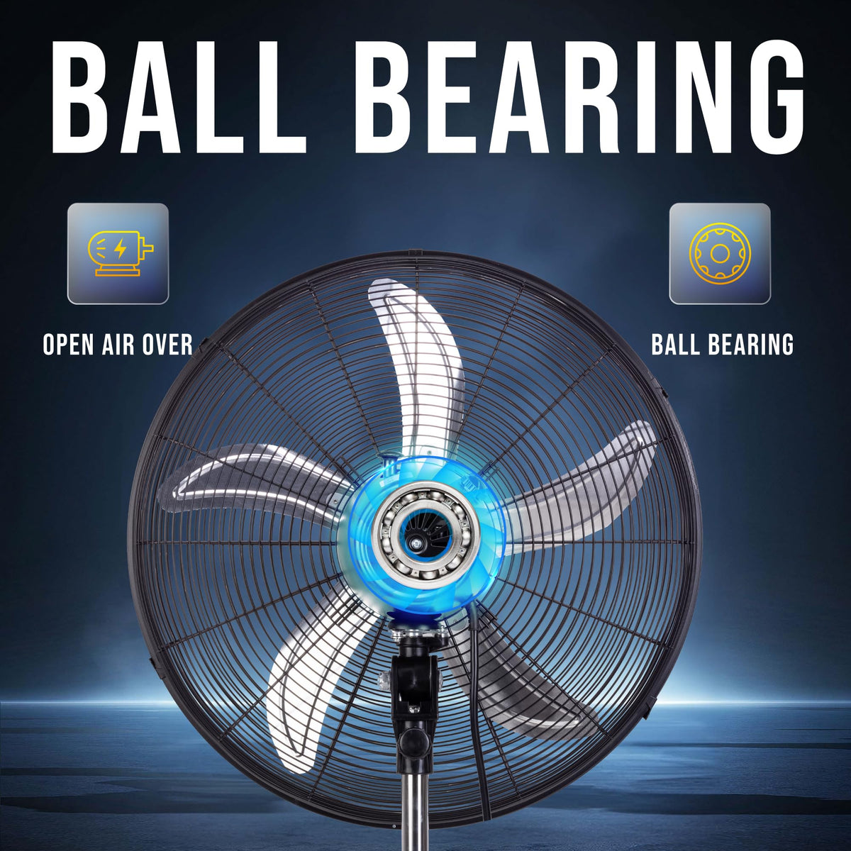 20” Oscillating Pedestal Fan, 3-Speed D127585