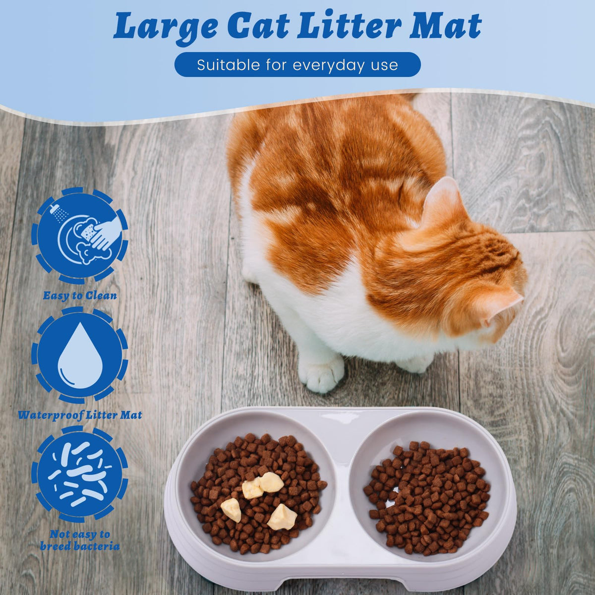 7 Pcs Kitten Litter Box Starter Kit with Scoop and Cat Bowl F3212