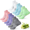 6 Pairs Thin Breathable Bamboo Ankle Socks K58518