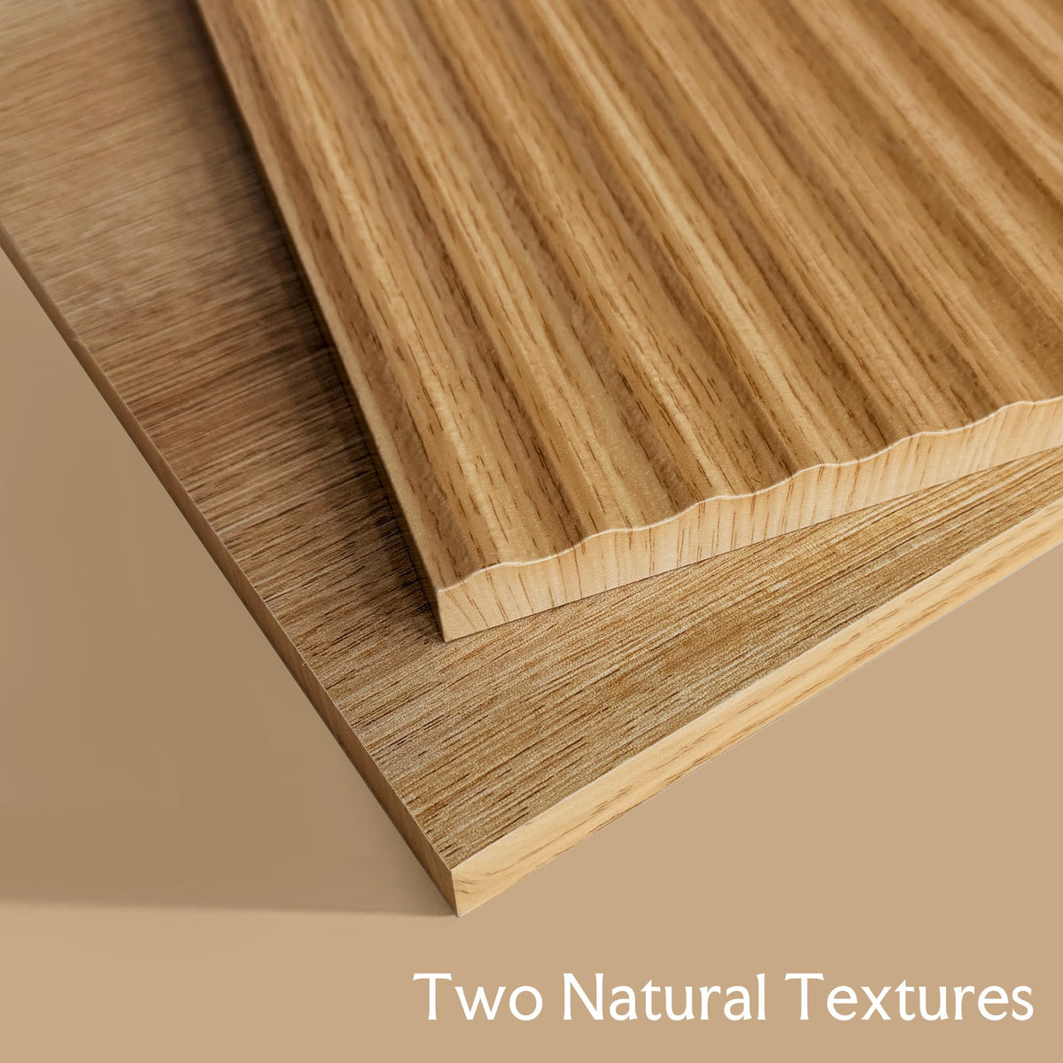 Wood Nightstand Set of 2 with 2 Drawers T355
