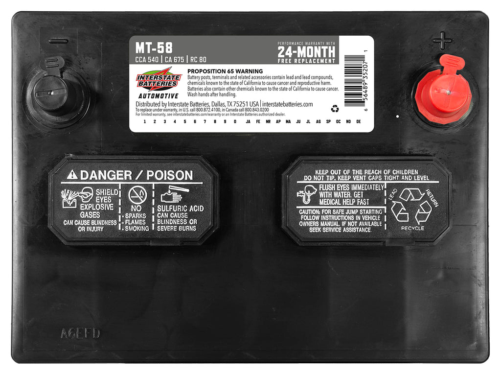 12V 540 CCA Automotive Battery E225
