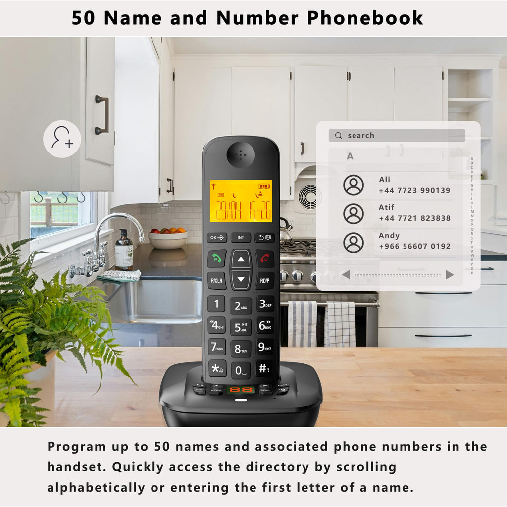 DECT Cordless Phone with Answering Machine T87927