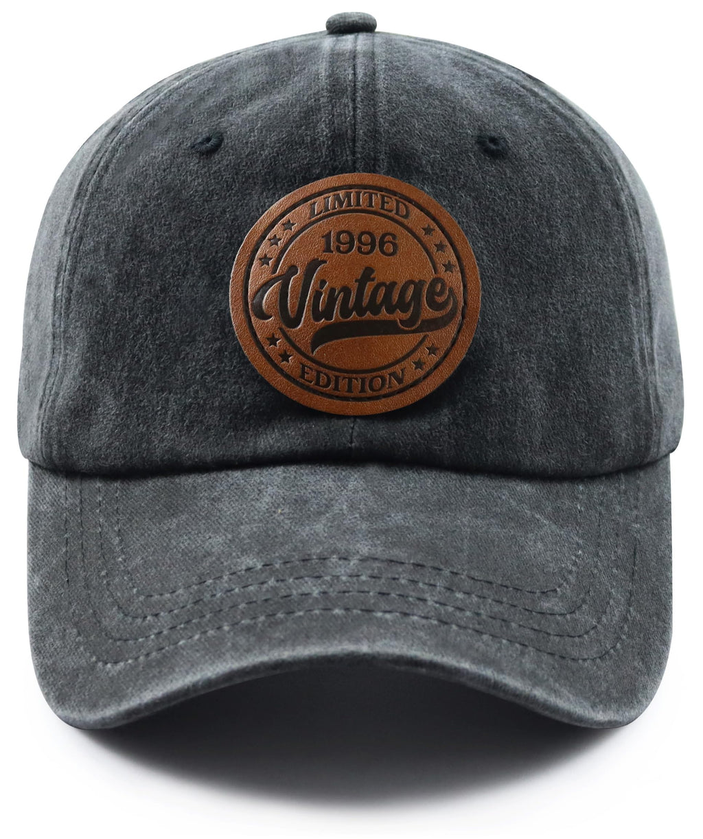 Vintage Adjustable Leather Patch Baseball Cap C42468
