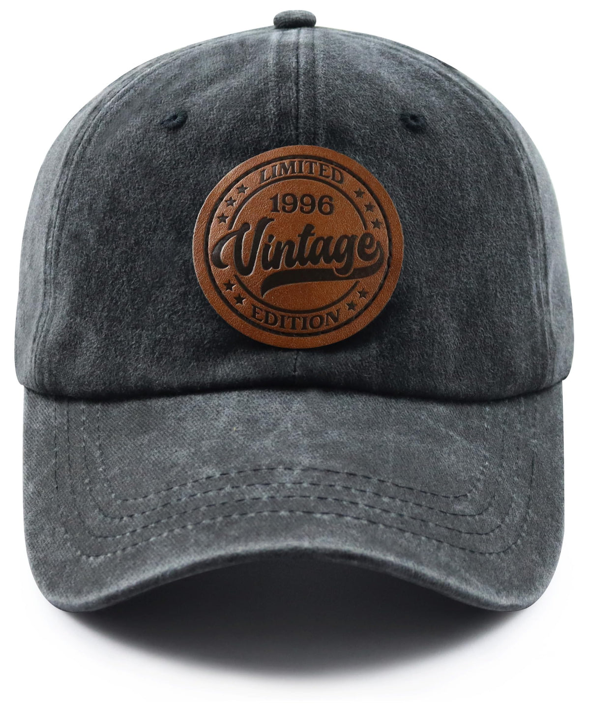 Vintage Adjustable Leather Patch Baseball Cap C42468