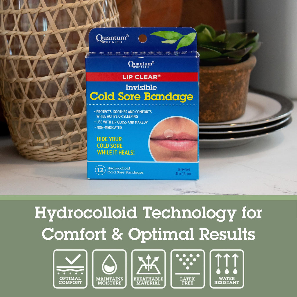 Cold Sore Healing Patches, 12 Bandages D84277