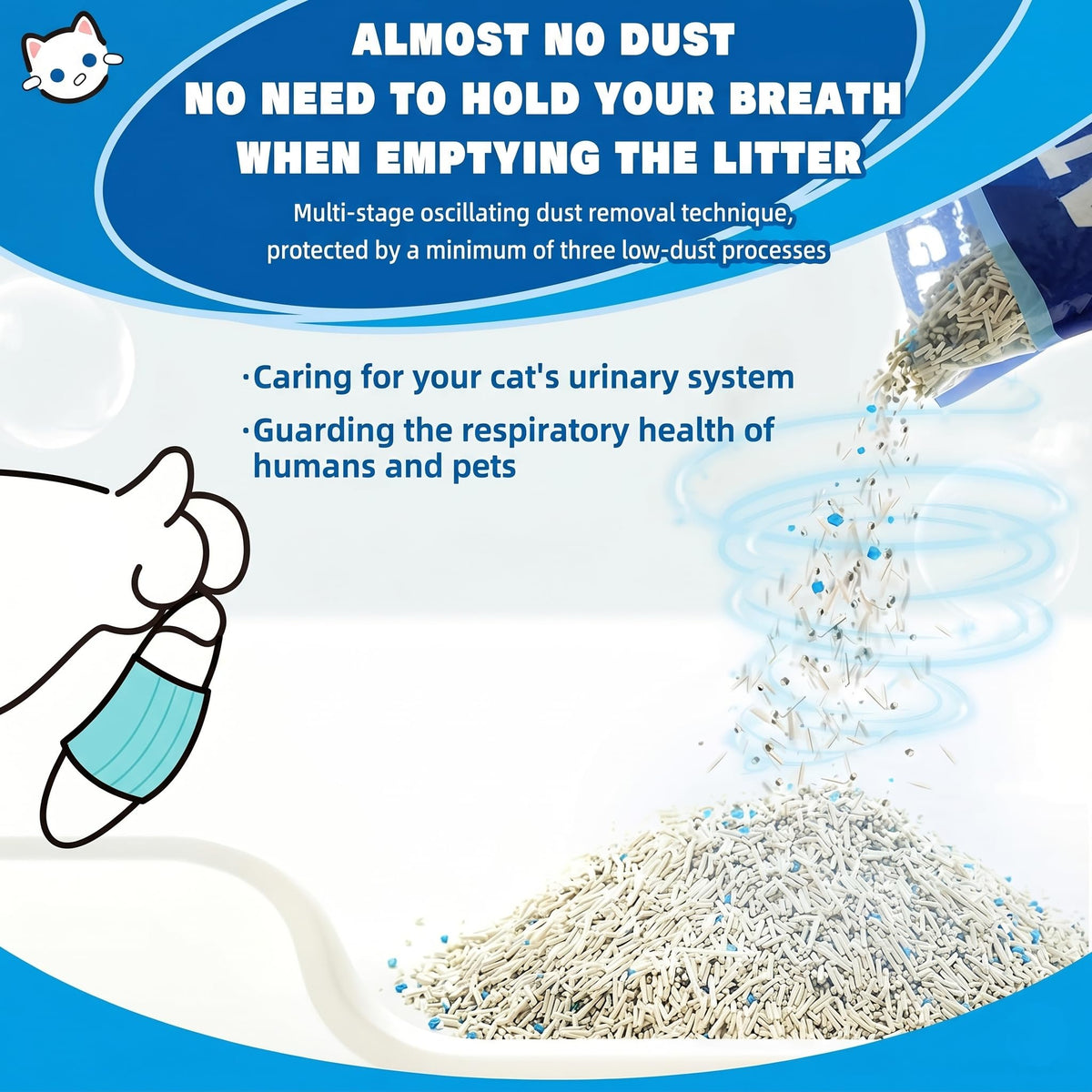 Tofu Cat Litter Strong Clumping 21lbs Q9939