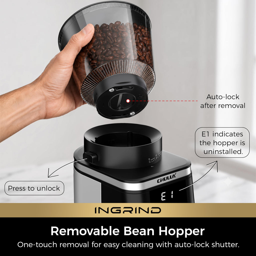 Electric Coffee Grinder with 60 Grind Settings I51946