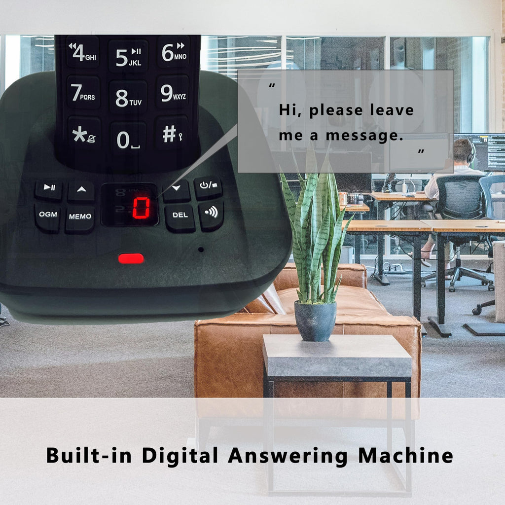 DECT Cordless Phone with Answering Machine T87927