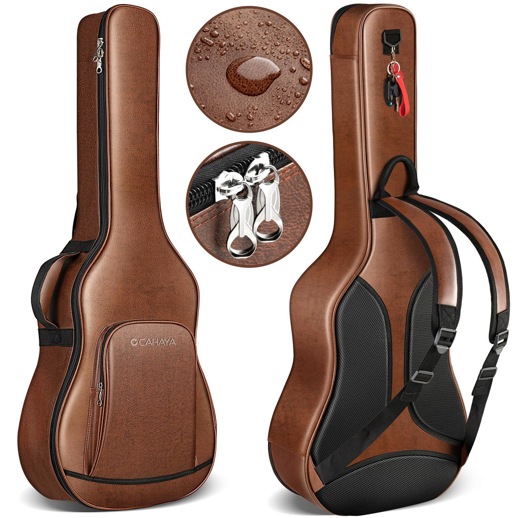 0.8in Thick Padding Waterproof Acoustic Guitar Case E9370