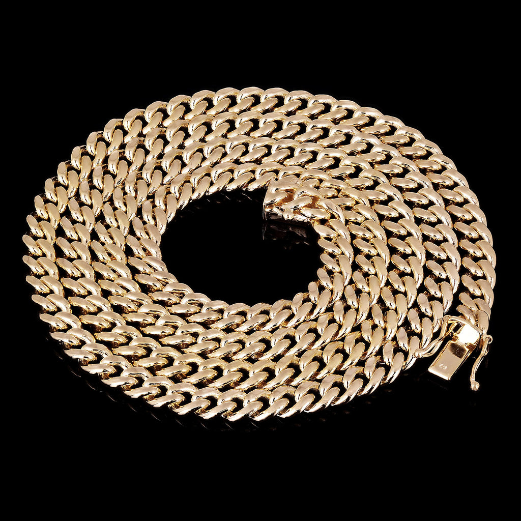 14k Yellow Gold Cuban Curb Link Chain Y28400