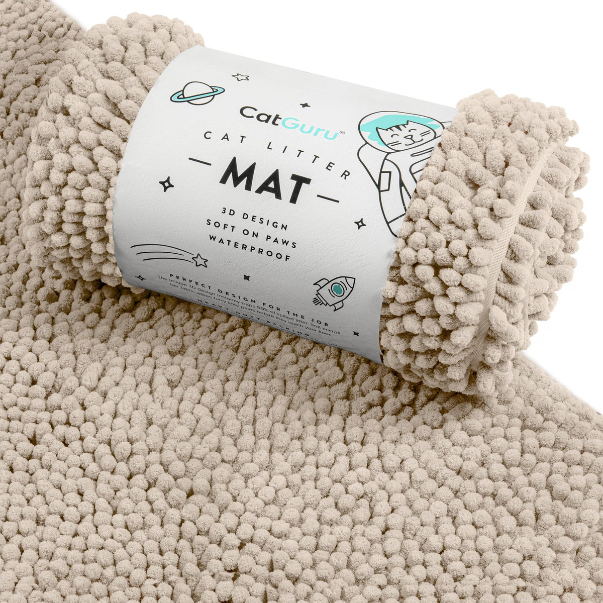 Super Absorbent Waterproof Non Slip Cat Litter Mat V69574