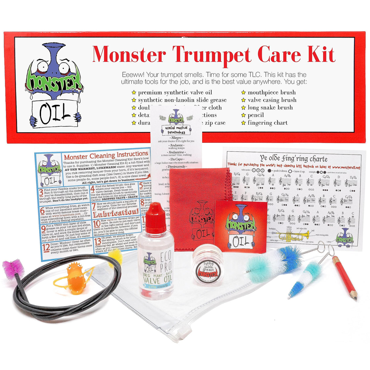 Trumpet and Cornet Cleaning Kit C12524